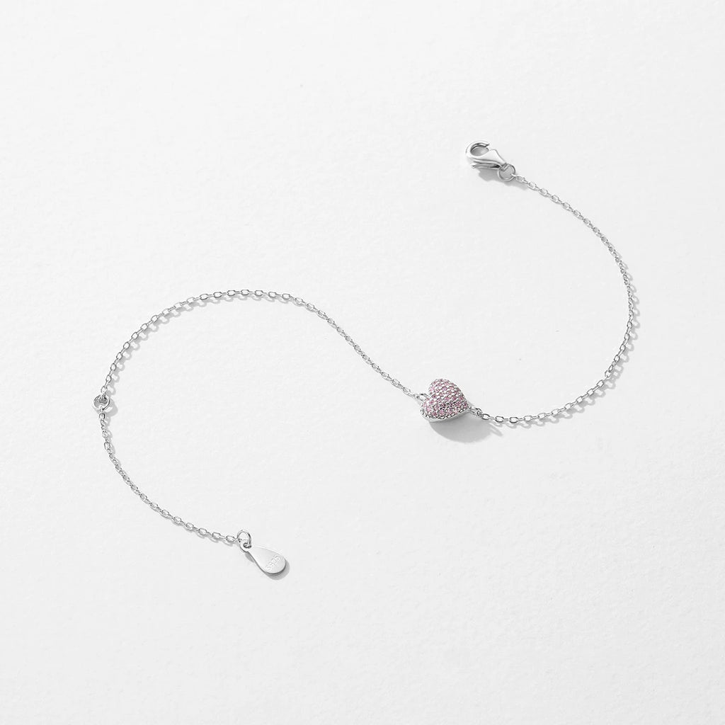 Pink Heart Bracelet