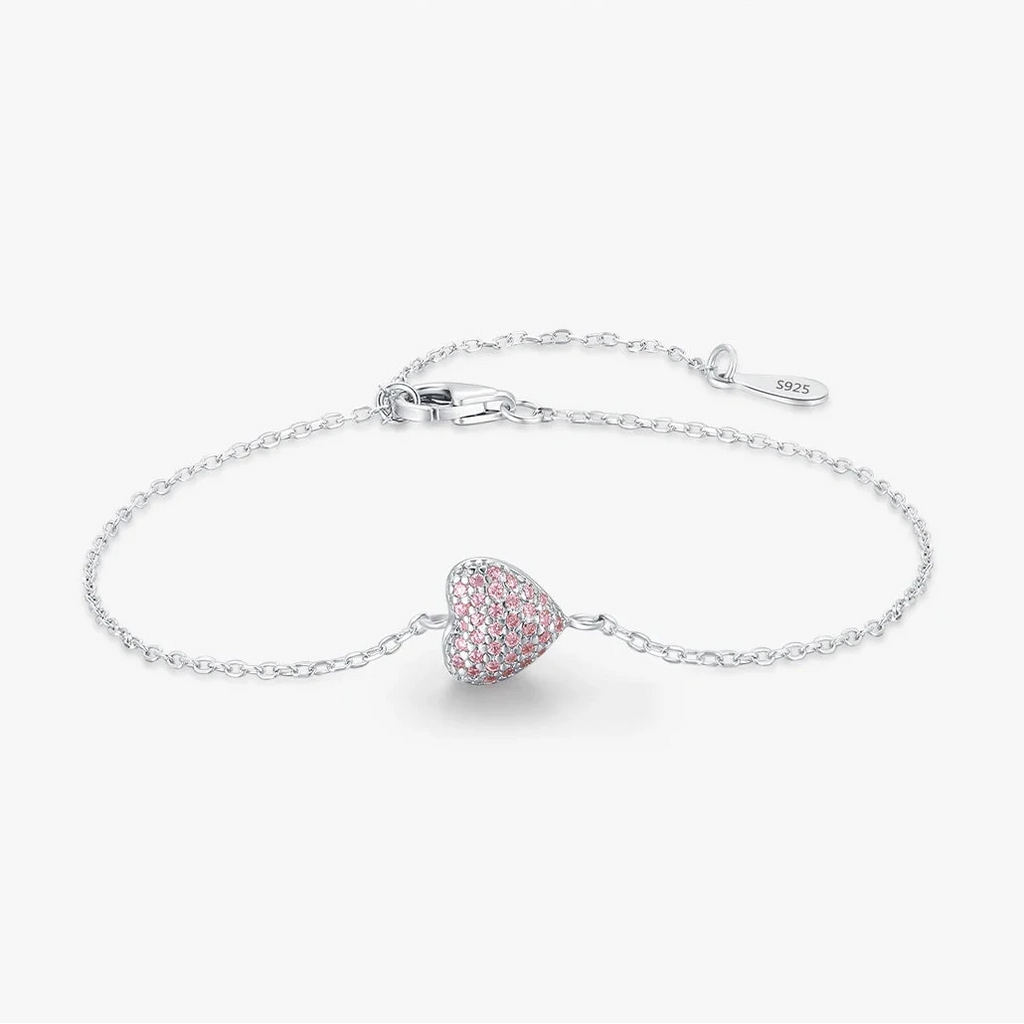 Pink Heart Bracelet