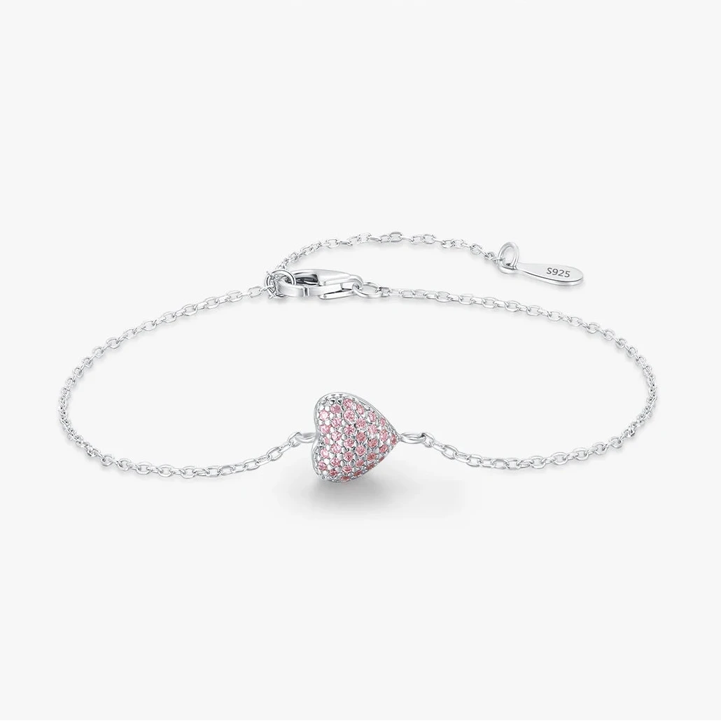 Pink Heart Bracelet